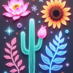 Flowers & Plants - Sticker Sheet v4